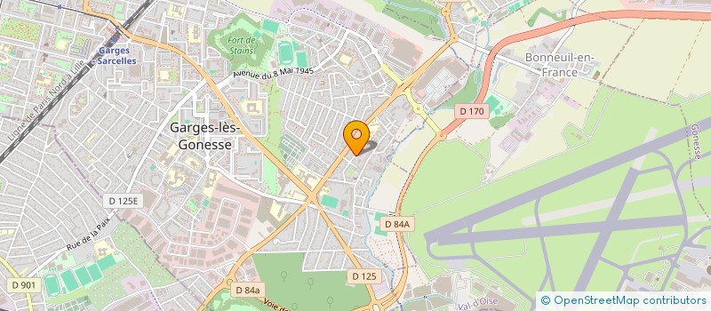 localisation de l'entreprise FUTURA BATIMENT  GARGES-LES-GONESSE