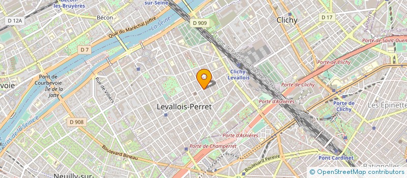 localisation de l'entreprise FUTURA FRANCE à LEVALLOIS-PERRET