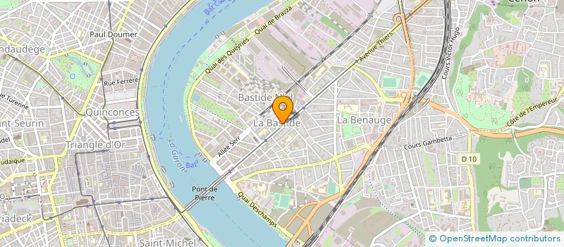 localisation de l'entreprise FUTURA GESTION à BORDEAUX