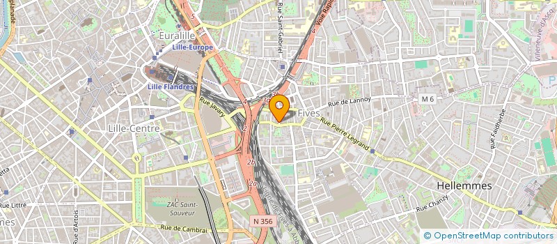 localisation de l'entreprise FUTURA MICRO à LILLE