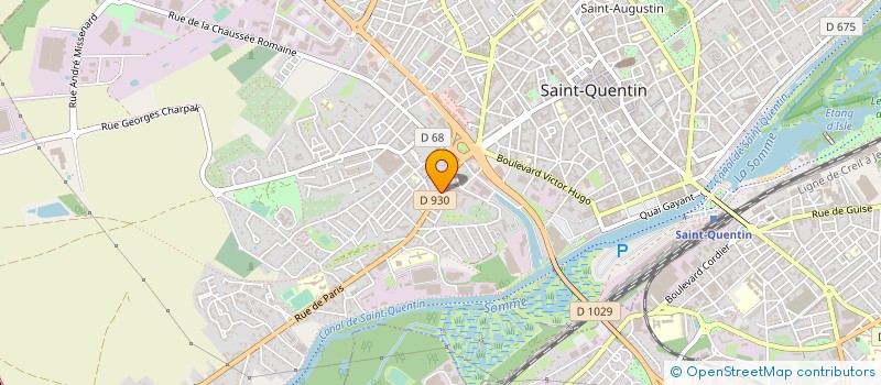localisation de l'entreprise FUTURA WEB AGENCY à SAINT-QUENTIN