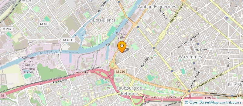 localisation de l'entreprise FUTURA1 à LILLE