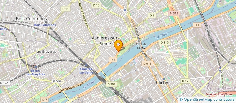 localisation de l'entreprise FUTURAMA LINKS à ASNIERES-SUR-SEINE
