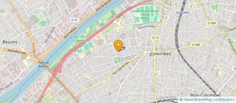 localisation de l'entreprise FUTURCO à COLOMBES