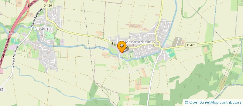 localisation de l'entreprise FUTURCYBER INDUSTRIE  MEISTRATZHEIM