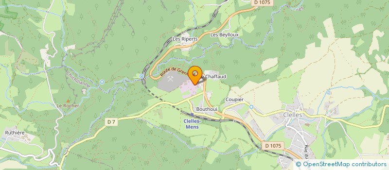 localisation de l'entreprise FUTURE  CLELLES