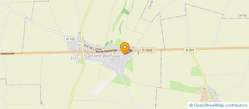 localisation de l'entreprise FUTURE AFRIQUE NOTRE AVENIR (F2A OU FANA)  LAMOTTE-WARFUSEE