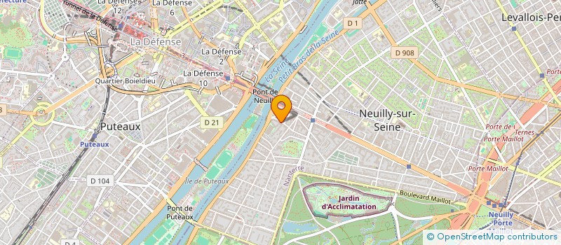 localisation de l'entreprise FUTURE LIFE à NEUILLY-SUR-SEINE