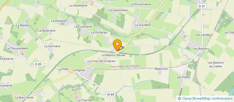 localisation de l'entreprise FUTURE TRANSPORT  CELLIER (LE)