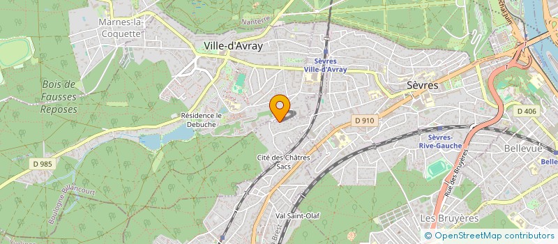 localisation de l'entreprise FUTURE4W à SEVRES