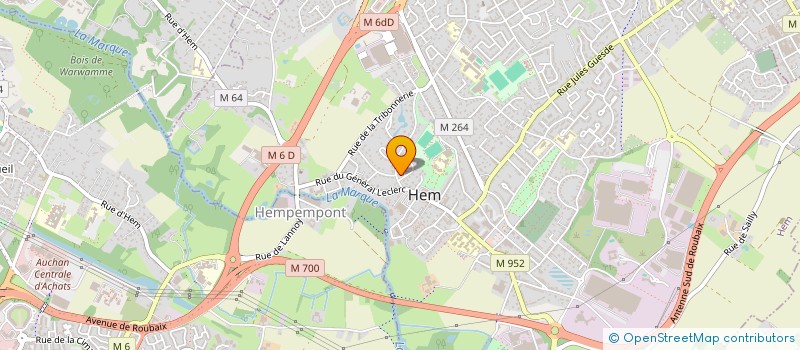 localisation de l'entreprise FUTUREA  HEM