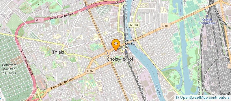 localisation de l'entreprise FUTUREDECO à CHOISY-LE-ROI