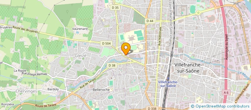 localisation de l'entreprise FUTURELEC à VILLEFRANCHE-SUR-SAONE