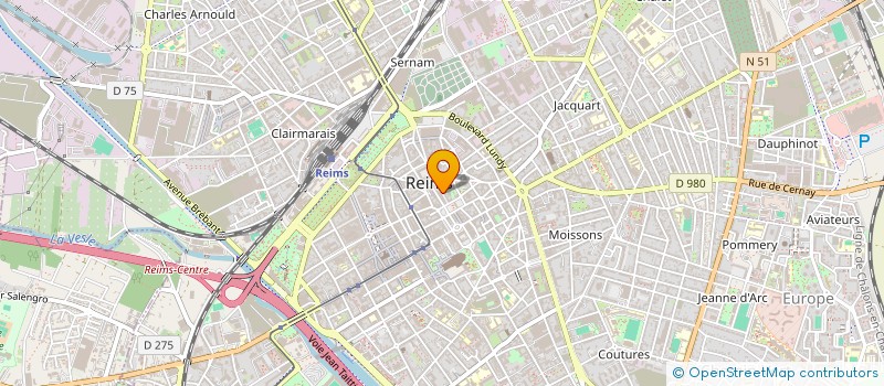 localisation de l'entreprise FUTURELLA à REIMS