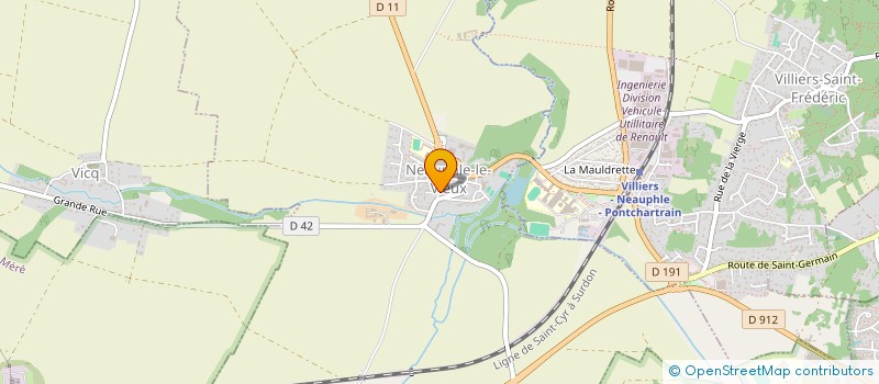 localisation de l'entreprise FUTUREX  NEAUPHLE-LE-VIEUX