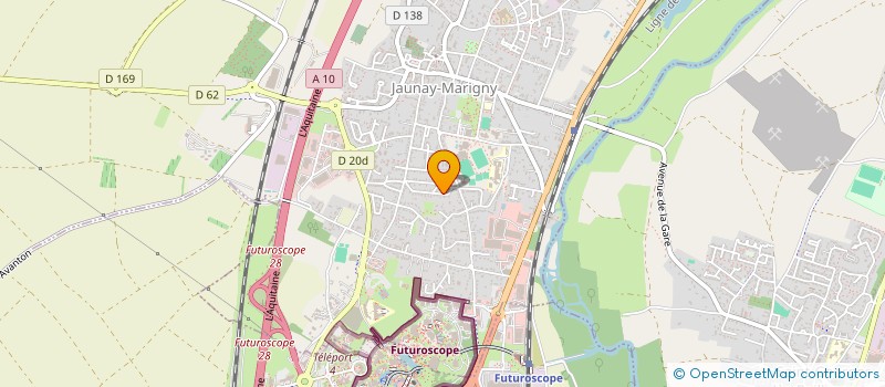 localisation de l'entreprise FUTURIMMO  JAUNAY-MARIGNY