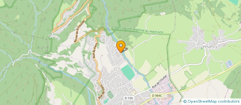 localisation de l'entreprise FUTURIO  GEX