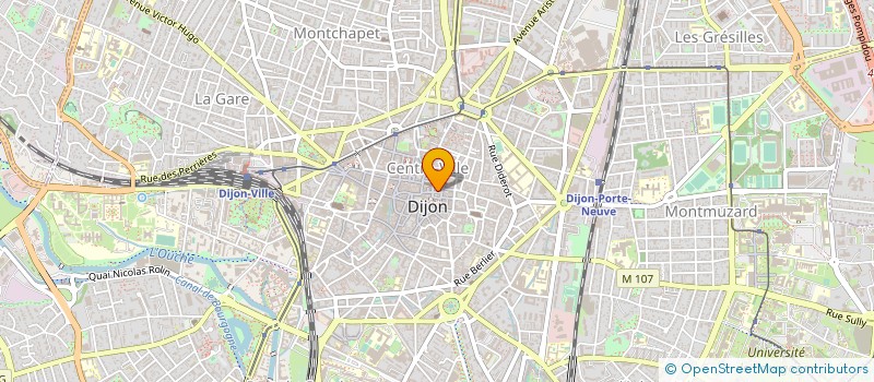 localisation de l'entreprise FUTURISME à DIJON