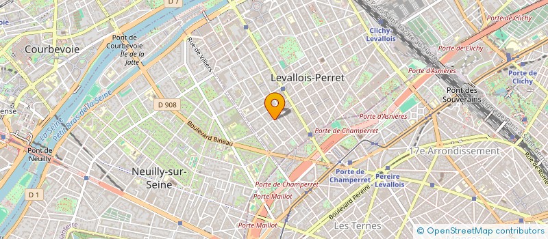localisation de l'entreprise FUTURIZE à LEVALLOIS-PERRET
