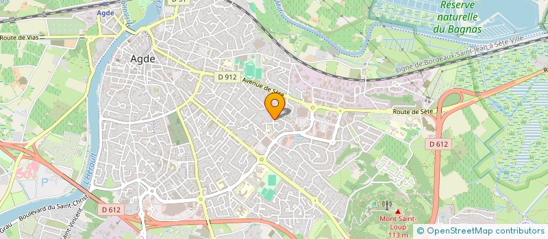 localisation de l'entreprise FUTURIZE PROD  AGDE