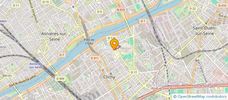 localisation de l'entreprise FUTURLOGEMENT à CLICHY