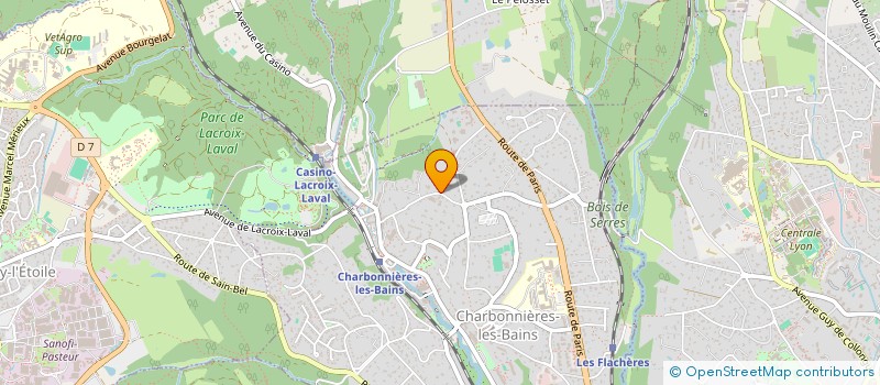 localisation de l'entreprise FUTURMATCH  CHARBONNIERES-LES-BAINS