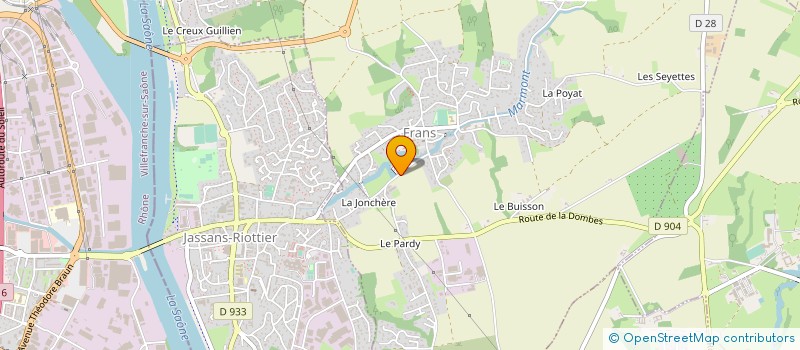 localisation de l'entreprise FUTURO INVEST & CONSEIL à FRANS
