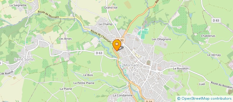 localisation de l'entreprise FUTUROVIA  MORNANT