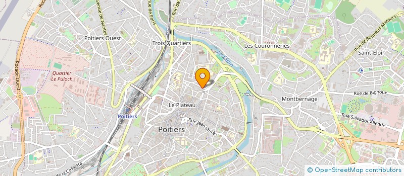 localisation de l'entreprise FUTURS SYSTEMES ET TECHNOLOGIES à POITIERS