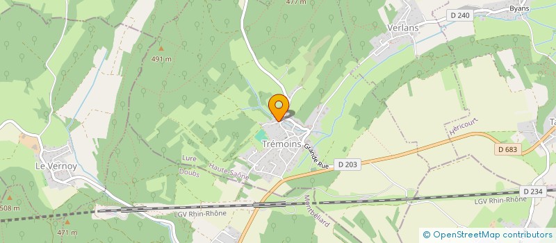 localisation de l'entreprise FUTURX  TREMOINS