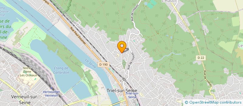 localisation de l'entreprise FUTURYSTIC  TRIEL-SUR-SEINE