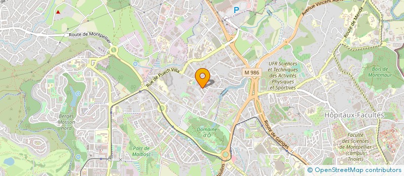 localisation de l'entreprise FUURY à MONTPELLIER