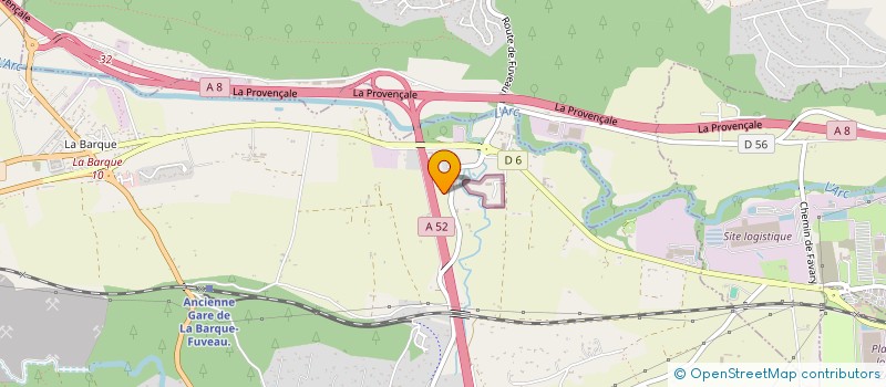 localisation de l'entreprise FUVEAU BATTERIES DISTRIBUTION  FUVEAU