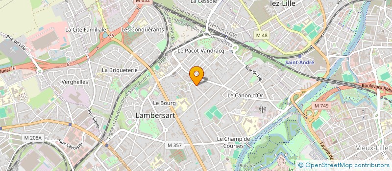 localisation de l'entreprise FUXING CONSULTING à LAMBERSART