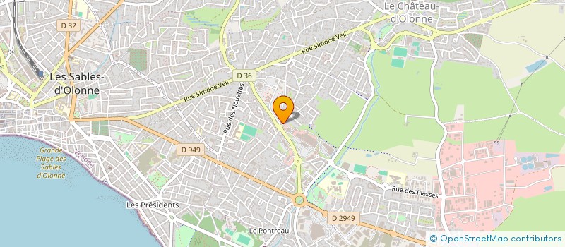 localisation de l'entreprise FUYI à LES SABLES-D'OLONNE