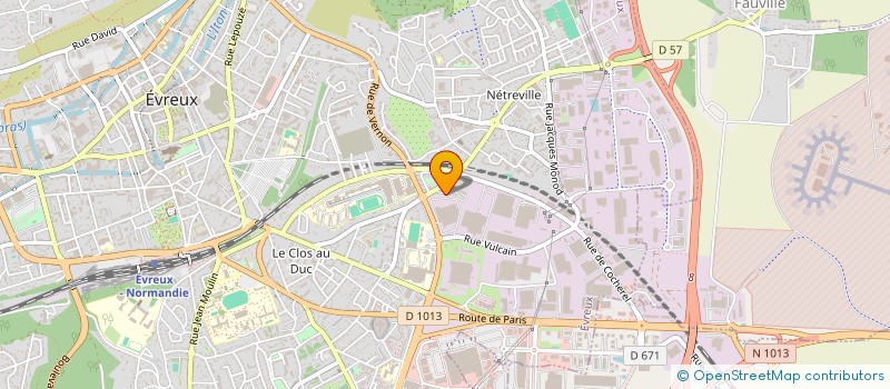 localisation de l'entreprise FUZCO à EVREUX