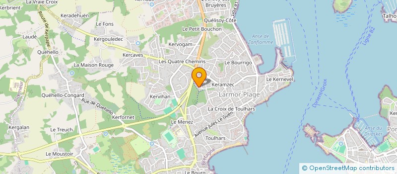 localisation de l'entreprise FUZETA  LARMOR-PLAGE