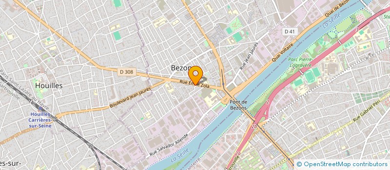 localisation de l'entreprise FUZION  BEZONS