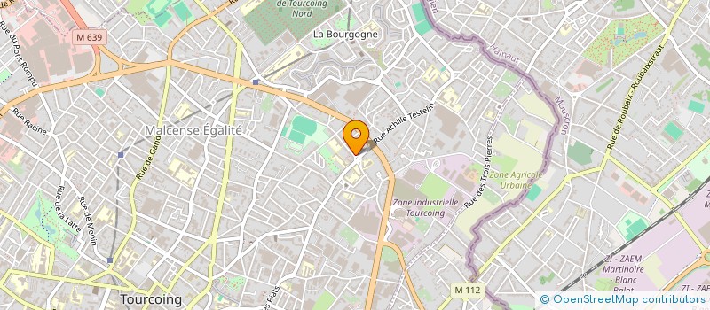 localisation de l'entreprise FUZION'HAIR VISAGISTE  TOURCOING