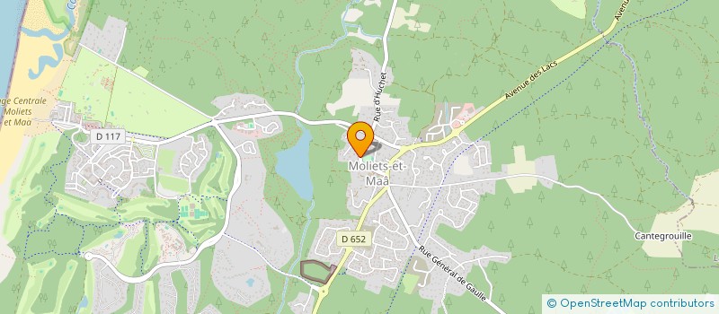 localisation de l'entreprise FUZMEDIA  MOLIETS-ET-MAA