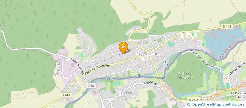 localisation de l'entreprise FUZZ BLUES ROCK 78  EZY-SUR-EURE