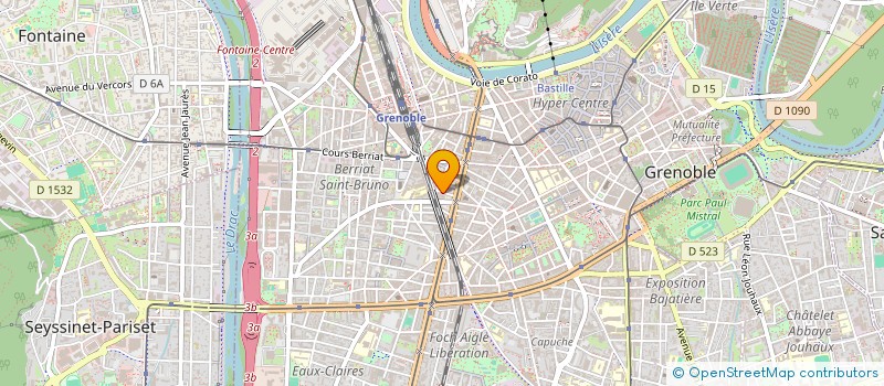 localisation de l'entreprise FV  GRENOBLE