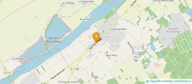 localisation de l'entreprise FV&BW  VALLOIRE-SUR-CISSE