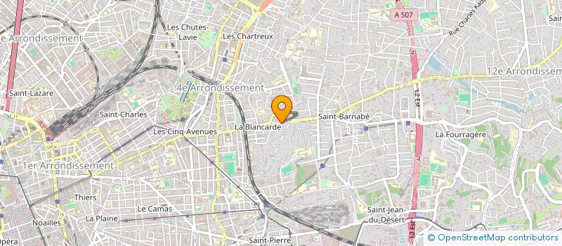 localisation de l'entreprise FV CADOLIVE à MARSEILLE