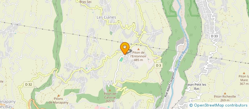 localisation de l'entreprise FV CARRELAGE  SAINT-JOSEPH