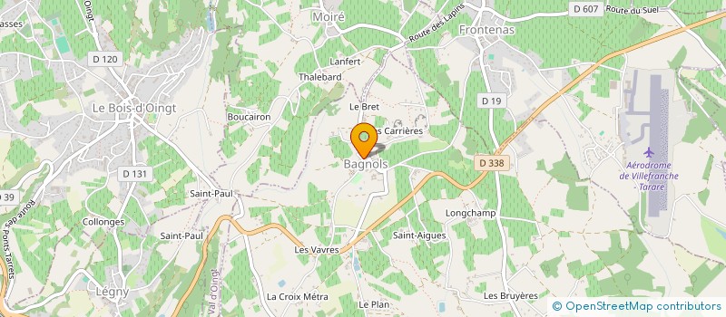 localisation de l'entreprise FV DISTRIBUTION  BAGNOLS