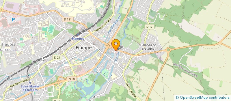 localisation de l'entreprise FV ETAMPES à ETAMPES
