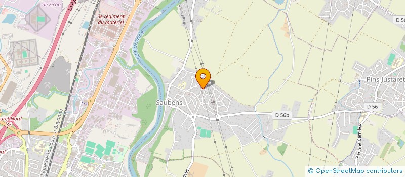 localisation de l'entreprise FV EUROPE  SAUBENS