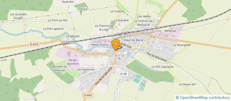 localisation de l'entreprise FV FERMOBA VENTE à VENDEUVRE-SUR-BARSE