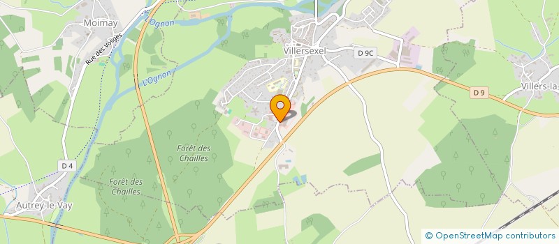 localisation de l'entreprise FV FINANCES  VILLERSEXEL